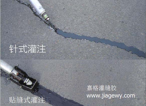 裂縫修補，灌縫槍的兩種樣式